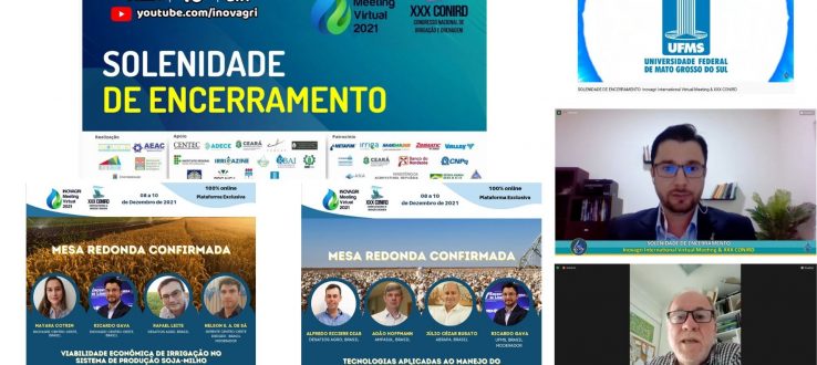 (Português do Brasil) Professor do PPG Agronomia representou a UFMS no evento da INOVAGRI Meeting Virtual 2021 e XXX Congresso Nacional de Irrigação e Drenagem